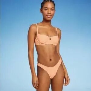 XHILARATION Peach Bikini
